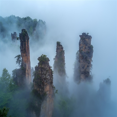 水墨天子山