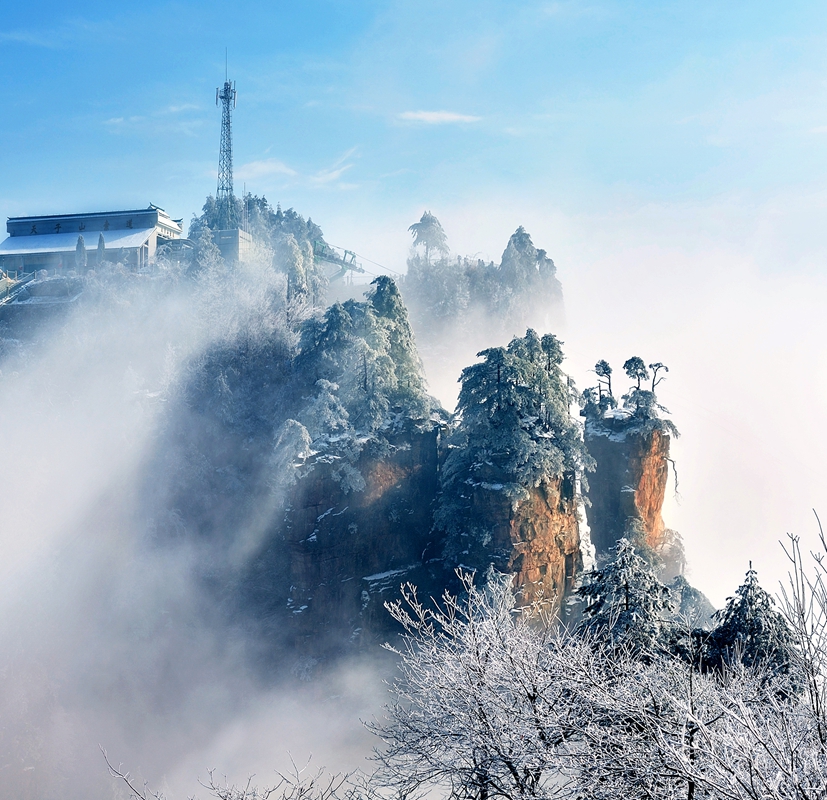 天子山雪域